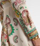 Платье миди с узором пейсли Etro, Print On White Base - фото 6