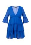 Платье faina Mini Mit Rüschen, цвет Königsblau - фото