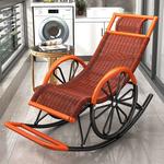 Fantasy Кресло-качалка для отдыха, premium модель single layer flat wire, желтый и черный - фото 5