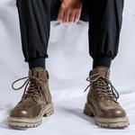 Мужские ботинки Cahhrrn X Martin Boot Men Beige Weishibangwei - фото 8