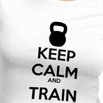 Футболка Kruskis Keep Calm And Train, белый - фото 2