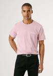 Футболка с принтом TERELL TEE Pepe Jeans, розовый - фото