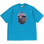 Футболка Bape Cityscape Ape Head Relaxed Fit A BATHING APE, белый - фото 3