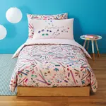 Комплект Пододеяльников "Карандаш" 155X200 Bassetti, розовый - фото