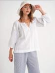 MixRay Блузка в белом цвете - фото 4
