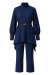 Брючный костюм MODAMIHRAM, темно-синий - фото