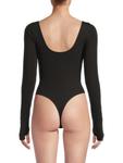 Боди Rhys Ribbed Alice + Olivia, черный - фото 3