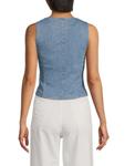 Джинсовый топ Seraphina rag & bone, цвет Bright Blue - фото 2