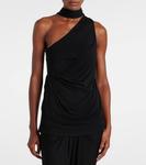 Драпированный топ из джерси Entire Studios, Soot - фото 6