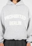 Худи PROHIBITED BERLIN , Grey Melange/Mottled Grey - фото 5
