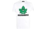 Футболка с принтом логотипа DSQUARED 2, белый - фото