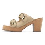 Слипоны на платформе 8 см женские HARSON, экрю - фото 4