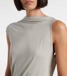 Платье Eva из джерси с драпировкой Rick Owens, Pearl - фото 4