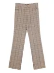 Клетчатые брюки AMIRI, нейтральный - фото
