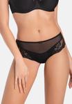 Трусы Teyli Mesh mit floraler Spitze Exclusive, черный - фото