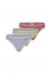 Трусы Sloggi 3 PACK GO CRUSH STRING, Lila/Grün/Blau/Lilac - фото 5