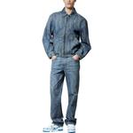 Мужская джинсовая куртка Louis Vuitton, синий - фото 2