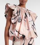 Хлопковый топ Orchidee Pucci, розовый - фото 5