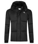 Куртка Calvin Klein Jeans Regular Fit с капюшоном, черный - фото