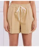 Шорты Regular fit Twin-Set, бежевый - фото