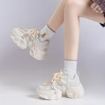 Кроссовки WARRIOR Chunky Sneakers Women's Low-top Beige, бежевый - фото 7