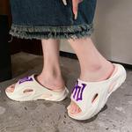 Шлепанцы унисекс Pnj, белый/черный - фото 3