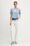 Хлопковая футболка Guess Jeans, синий - фото 2