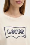 Хлопковая футболка Levi's, бежевый - фото 6