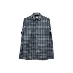 Серая мужская рубашка Burberry, серый - фото