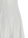 Платье с корсетной панелью Wells Staud, белый - фото 3