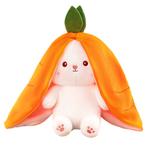 Плюшевая игрушка кролик с морковкой JIZHUAN - фото