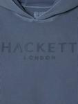 Детский худи с вафельной текстурой Hackett London, Chambray Blue - фото 3