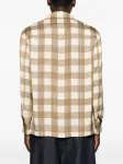 Рубашка в клетку JIL SANDER, бежевый - фото 4