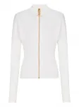 Кардиган на молнии Balmain, белый - фото