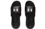 Шлепанцы Under Armour Ansa Fixed Slide 'Black White', черный - фото 5