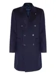 Двубортное пальто Tagliatore, синий - фото