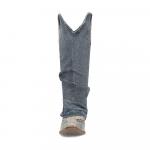 Женские кожаные ботинки Dingo Shabby, синий - фото 7