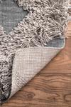 Ковер nuLOOM, 244 x 305 см, Francene Diamond Trellis Shag, Silver - фото 3