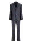 Однобортный шерстяной костюм Lardini, синий - фото