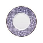 Frances Carreau Bleu Чайное блюдце 15,5 см Rosenthal, белый синий - фото
