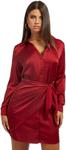 GUESS Женское платье Essential Long Sleeve Alya, Beet Juice Red - фото