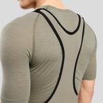 Велосипедные шорты Odlo Zeroweight с лямками, серые - фото 5