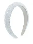 Ободок с камнями Mimi Tutu, белый - фото