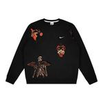 Унисекс худи Nike черное - фото