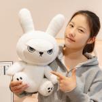 Плюшевая кукла Bunny Tyrant высотой 30см/45см MENGDINUO, белый - фото 3