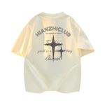 Футболка унисекс Cotton, голубой - фото 19