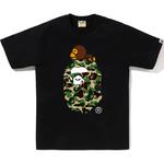 Футболка Bape Abc Camo Milo On Big Ape A BATHING APE, белый/синий - фото 3