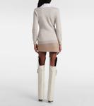 Свитер-поло Monogram 72 из смесовой шерсти Givenchy, Beige - фото 3