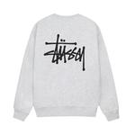 Свитер Stussy Basic Crew, Ash Heather - фото 2