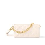 Пошетт Куссен Louis Vuitton, бежевый - фото